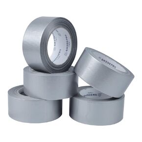 Duct Tape, Silver Tape，5 Rolls 2 inches x 30 Yards ducttape,Strong, Flexible,Heavy Duty Duct Tape，Waterproof Bulk Value for Indoor & Outdoor Repairs, Industrial Use