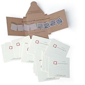 Zentangle Original Square White Paper Tiles (White)