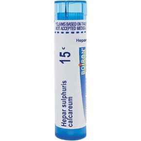 Boiron Hepar Sulphuris Calcareum 15C, Tube of 80 Pellets