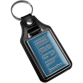Brotherhood 1970 Compatible with Mach 1 Emblem Design Key Ring For Men Heavy Duty Car Keyring For Men and Women
