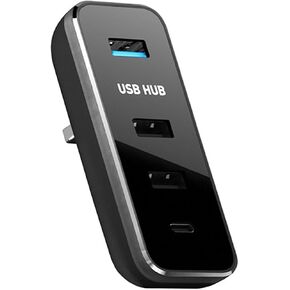 محاور USB Wahome متوافقة مع 2022 Tesla Model 3/Y، 4 في 1 Glovebox USB Flash Drive شحن محطة إرساء نقل البيانات، لمحول شاحن متعدد المنافذ موديل 3/Y، ملحقات السيارة in Kuwait