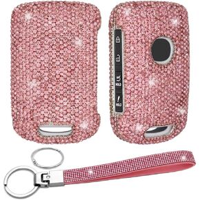 Key Fob Cover Compatible with Mazda 3 6 CX-30 CX-5 CX-9 CX-50 2019 2020 2021 2022 2023 Bling Automotive Accessories