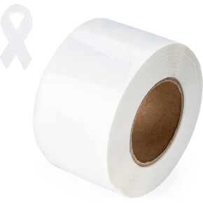Large Lime Green Ribbon Stickers - Lime Green Ribbon Awareness Stickers for Fundraisers & Awareness Events (1 Roll - 250 Stickers)