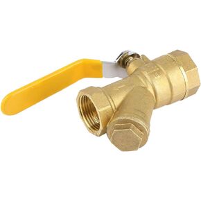 Y Type Connection Filter Brass Strainer Filter Ball Valve 3/4" BSPP Female Thread for Water Gas Separation
