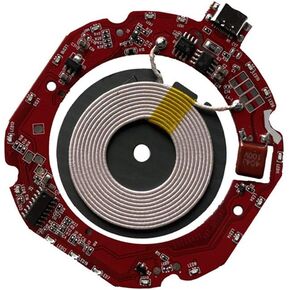 Taidacent Type C Car Mobile Phone Magnetic Qi Fast Wireless Charger/Charging/Charge Transmitter PCB Module 15W 10W 7.5W 5V 2A Input