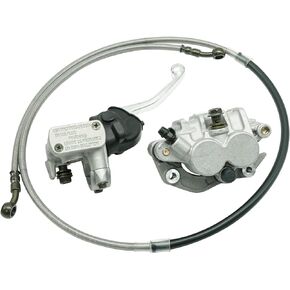 M MATI Front Brake Caliper Master Cylinder Hose Assembly for Honda Motorcycle CR125 CR250 CRF250 CRF450 45150-MEN-006 45510-KRN-305