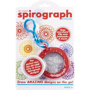 Spirograph Cyclex Clip Keychain