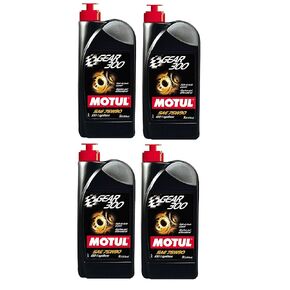 Motul Gear 300 Fully Synthetic Gearbox Oil - 75W90 1L (Pack of 4)