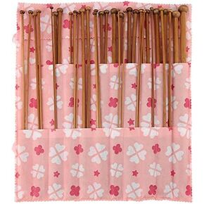 36pcs Knitting Needles Set Single Point Carbonized Knitting Needles 0.2-1cm Sizes