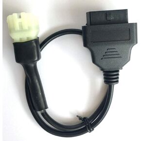 6 Pin Motorbike OBD Diagnostic Adapter,Motorcycle OBD2 Diagnosis Cable-40CM