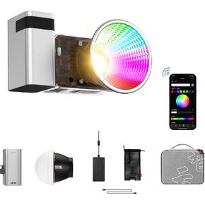 ZHIYUN Molus X60 RGB COB LED Video Light, COB LED Continuous Output Lighting, with 15 Scenes, Bluetooth App Control (X60 RGB Combo) in Saudi Arabia