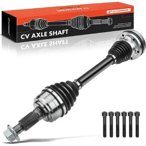 A-Premium Pair (2) Front CV Axle Shaft Assembly Compatible with Porsche Cayenne 2011-2021, Automatic Trans., Driver and Passenger Side, Replace# 95834903800 95834903801