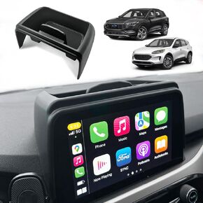 Muslogy for 2020-2024 Escape Center Console Organizer & Dash Storage Tray Fits 8-inch Screen 2PCS Set Interior Accessories Compatible with Ford Escape 2024 2023-2020(Dash Tray+Console Organizer)