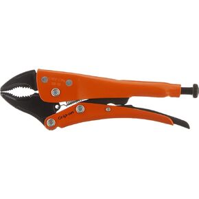 Grip-On 111-10 10-Inch Curved Jaw Locking Pliers in Orange Epoxy