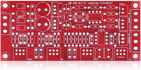 NE5532 HiFi Preamp Pre-Amplifier Tone Board Kit AC 12V OP-AMP HiFi Amplifier (مجموعة DIY) in Saudi Arabia