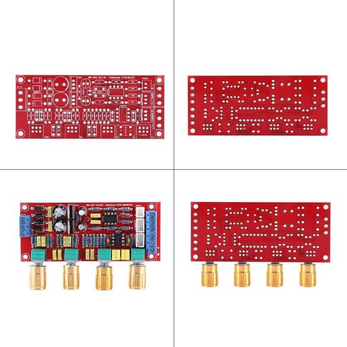 NE5532 HiFi Preamp Pre-Amplifier Tone Board Kit AC 12V OP-AMP HiFi Amplifier (مجموعة DIY) in Saudi Arabia