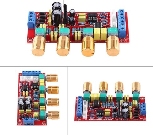 NE5532 HiFi Preamp Pre-Amplifier Tone Board Kit AC 12V OP-AMP HiFi Amplifier (مجموعة DIY) in Saudi Arabia