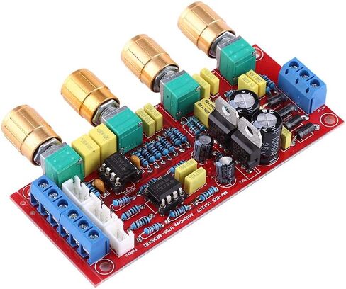 NE5532 HiFi Preamp Pre-Amplifier Tone Board Kit AC 12V OP-AMP HiFi Amplifier (مجموعة DIY) in Saudi Arabia