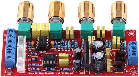 NE5532 HiFi Preamp Pre-Amplifier Tone Board Kit AC 12V OP-AMP HiFi Amplifier (مجموعة DIY) in Saudi Arabia