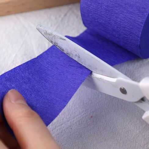 TOXOY 12 Rolls Crepe Paper Streamers, Blue Crepe Paper Party Decorations for Ocean Theme Party Paper Crafts Birthday Wedding 1.8 Inch x 82 Ft/Roll in Saudi Arabia