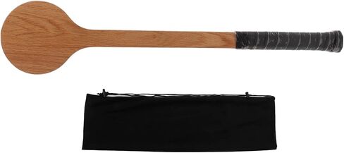 Wooden Spoon Tennis Pointer, Reliable Tennis Pointer Spoon Wood Tennis Sweet Pointer Trainer Racket Swing Practice Training Aid with Storage Bag for Tennis Trainer in Kuwait