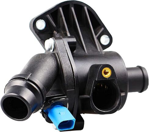 Engine Coolant Thermostat Housing Assembly Water Outlet with Sensor O-ring For Audi A4 1.8L 2002-2006 / For Audi A4 Quattro 1.8L 2002-2005 902-814 06B121111K 06B 121 111K in Saudi Arabia