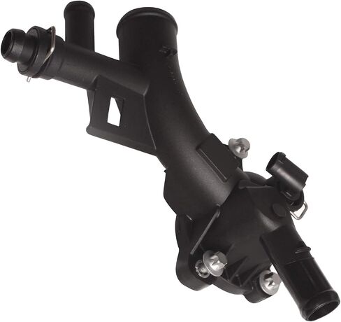 Engine Coolant Thermostat & Housing Assembly Compatible with 2009-2011 Chevrolet Aveo, 2011-2016 Chevrolet Cruze, 2013-2018 Chevrolet Sonic, 2009-2010 Pontiac G3 96984104, 55564891 in Saudi Arabia