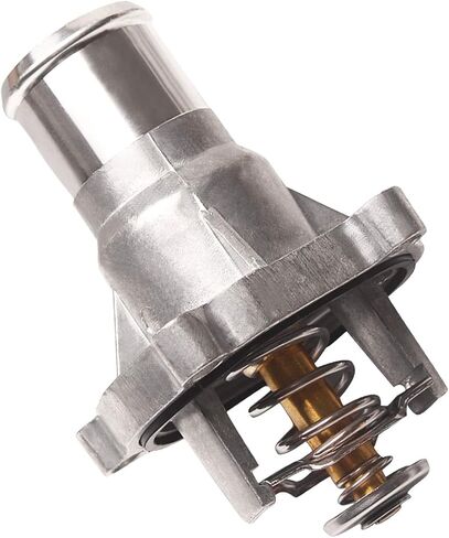 Engine Coolant Thermostat & Housing Assembly Compatible with 2009-2011 Chevrolet Aveo, 2011-2016 Chevrolet Cruze, 2013-2018 Chevrolet Sonic, 2009-2010 Pontiac G3 96984104, 55564891 in Saudi Arabia