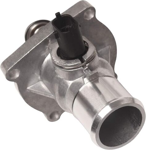 Engine Coolant Thermostat & Housing Assembly Compatible with 2009-2011 Chevrolet Aveo, 2011-2016 Chevrolet Cruze, 2013-2018 Chevrolet Sonic, 2009-2010 Pontiac G3 96984104, 55564891 in Saudi Arabia