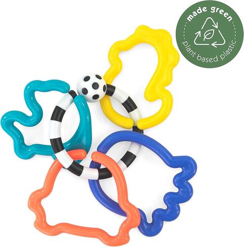 Sassy Eco Ocean Link O’ Lots | مصنوع باللون الأخضر باستخدام البلاستيك النباتي | 0+ أشهر in Kuwait