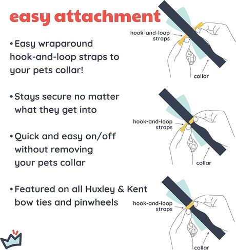 Huxley & Kent Bow Tie for Pets | Equality (Extra-Large) | Pride Bow Tie Collar Attachment | Fun Bow Ties for Dogs & Cats | Cute, Comfortable, and Durable | H&K Bow Tie in Saudi Arabia