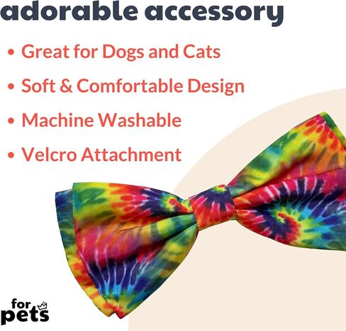 Huxley & Kent Bow Tie for Pets | Equality (Extra-Large) | Pride Bow Tie Collar Attachment | Fun Bow Ties for Dogs & Cats | Cute, Comfortable, and Durable | H&K Bow Tie in Saudi Arabia