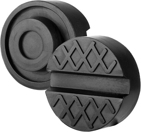 Jack Pad Universal Slotted Frame Rubber Jack Pad 6.5cm/2.56inch Frame Rail Protector，2Pack in Saudi Arabia