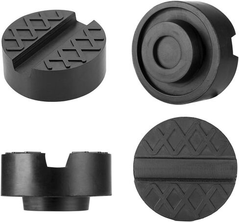 Jack Pad Universal Slotted Frame Rubber Jack Pad 6.5cm/2.56inch Frame Rail Protector，2Pack in Saudi Arabia