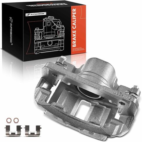 مجموعة فرجار قرص الفرامل A-Premium مع دعامة متوافقة مع موديلات مختارة من Honda - Accord 2003 2004 2005 2006 2007، V6 3.0L - جانب الراكب الأمامي الأيمن in Saudi Arabia