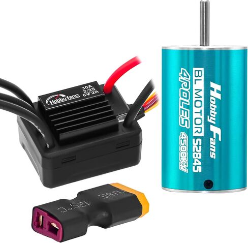مراوح هواية 2845 4500KV محرك بدون فرشاة بدون مستشعر و30A مقاوم للماء بدون فرشاة ESC لشاحنة سيارة 1/14 1/16 1/18 RC in Kuwait
