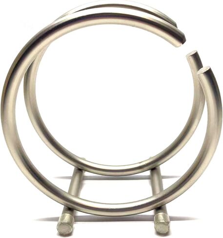FitWell Napkin Holder, Metal Napkin Holder For Table Napkin Holders For Kitchen, Napkin Dispenser, Table Napkins Holder, Countertop Napkin Storage, Contemporary Upright Holder (Satin Nickel) in Saudi Arabia
