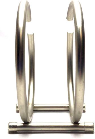 FitWell Napkin Holder, Metal Napkin Holder For Table Napkin Holders For Kitchen, Napkin Dispenser, Table Napkins Holder, Countertop Napkin Storage, Contemporary Upright Holder (Satin Nickel) in Saudi Arabia