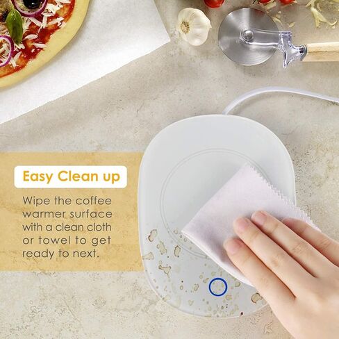 Candle Mug Warmer, Auto On/Off Gravity-Induction Coffee Cup Warmer with Constant Temperature 131℉/55℃, Coffee Mug Warmer Practical Portable Warmer for Milk, Tea, Coffee, Hot Chocolate and Beverage in Kuwait