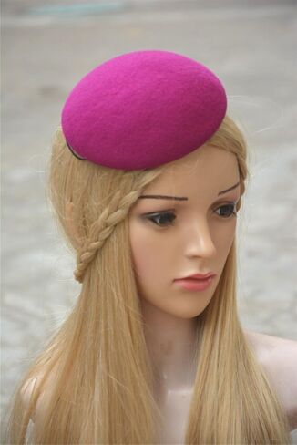 قبعة نسائية من Lawliet مصنوعة من الصوف على شكل دائرة من اللباد فاسيناتور بقاعدة Millinery Craft A263 in Kuwait