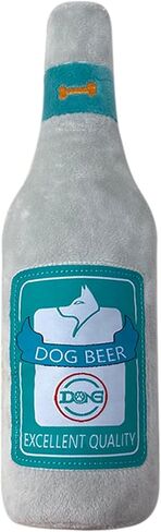 Dog Toys Interactive Bottle Dog Toy, 11'' Dog Puzzle Toy Squeaky Dog Toy Keep Them Busy, Suitable for Small Medium and Large Dog,Crinkle Plush Dog Toy Dog Chew Toys (Ale) in Saudi Arabia