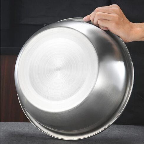 Large Dog Water Bowls, Stainless Steel Outdoor Dog Bowl for Large Dogs, Large Capacity Pet Feeder Bowls and Water Bowls - 2 Pack (30cm/11.8inch) in Kuwait