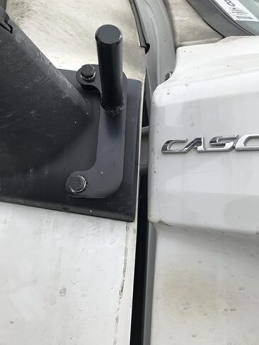 هوائي حامل مرآة فولاذي من Freightliner Cascadia Trucker لـ CB وXM وجانب السائق الأيسر Sirius، أسود in Kuwait