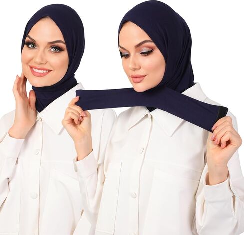Instant Hijab Scarf For Women, Premium Jersey Head Scarf Wrap, Practical Jersey Hijab, Women Muslim Instant Hijab in Saudi Arabia
