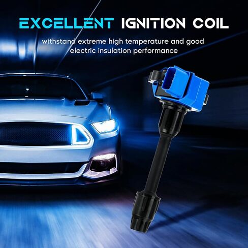 Set of 6 Ignition Coil Pack 3L Compatible with 1996 1997 1998 1999 Infiniti I30 3.0L V6, 1995 1996 1997 1998 1999 Nissan Maxima 3.0L V6 Replace UF138 UF139 5C1165 5C1166 in Kuwait