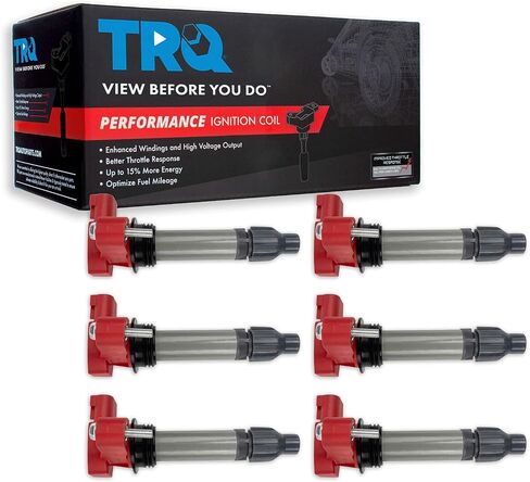 TRQ Ignition Coil Set Compatible with Buick Cadillac Chevrolet GMC Pontiac Saab Saturn Suzuki in Saudi Arabia