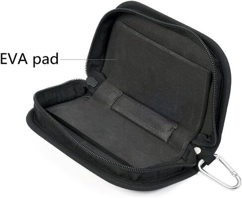 Fishing Lure Storage Wrap Bag Spinner Baits Wallet Case (Black) in Saudi Arabia