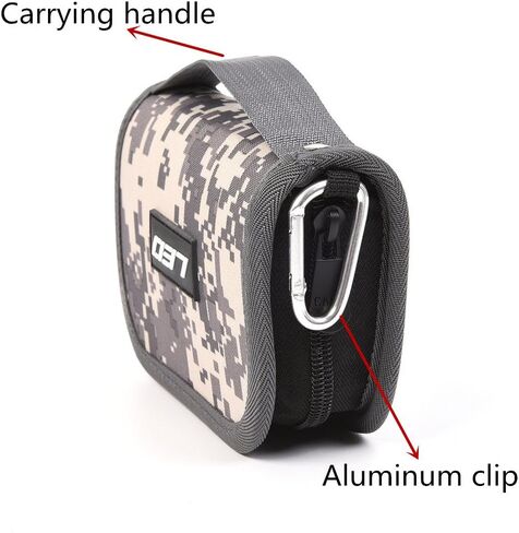 Fishing Lure Storage Wrap Bag Spinner Baits Wallet Case (Black) in Saudi Arabia