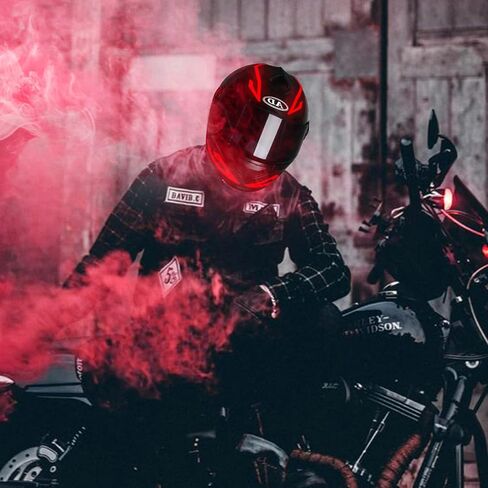Motorcycle Helmet Light,3 Modes Driving EL Light Strips,Recharge Helmet Light Strip,Night Riding Signal Light Decoration Kit in Saudi Arabia