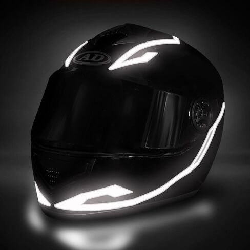 Motorcycle Helmet Light,3 Modes Driving EL Light Strips,Recharge Helmet Light Strip,Night Riding Signal Light Decoration Kit in Saudi Arabia